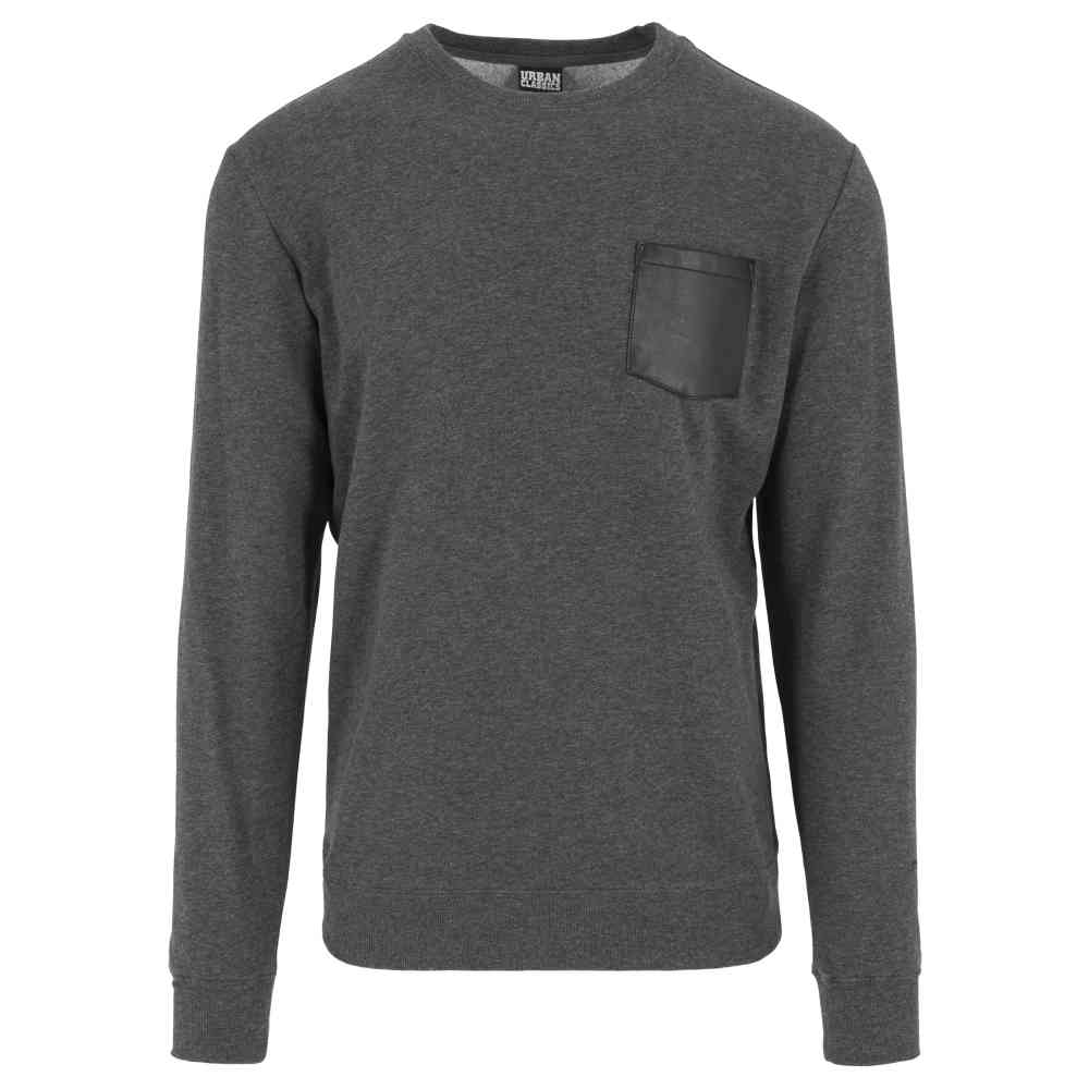 Urban Classics - Contrast Pocket Sweater - Grey